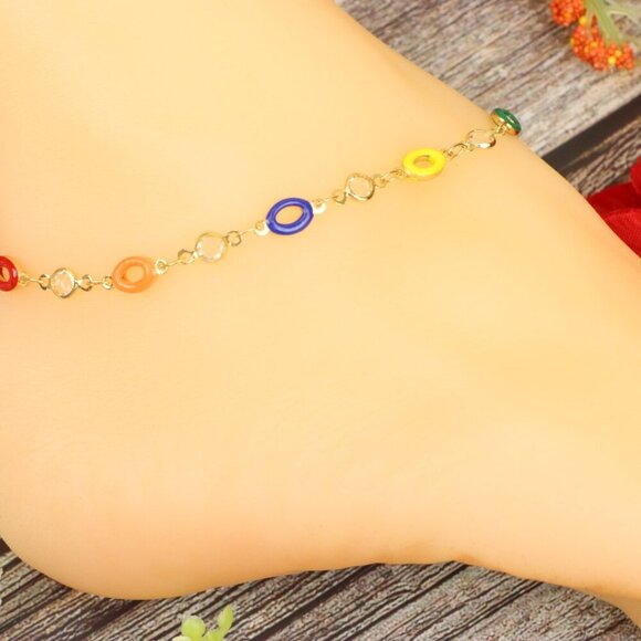 "Elegant Handmade Anklet – Delicate Jewelry for Women, MAR091841 - Picture 1 of 10